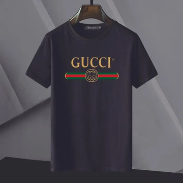 Gucci - Men's T-Shirt Gray White - Designer Casual Wear Metroutfits