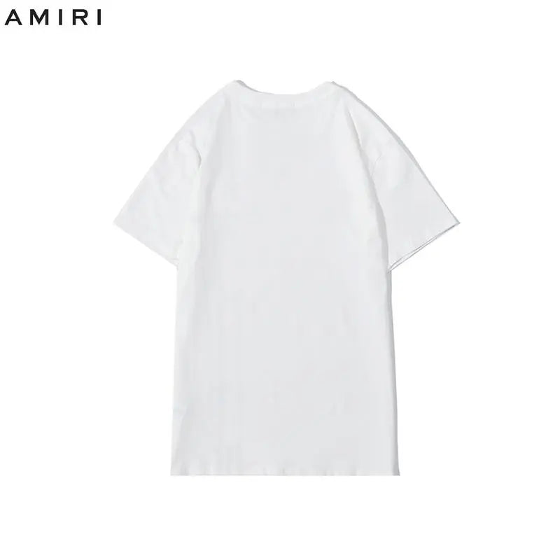 Amiri - Men's T-Shirt Black /White Casual Wear Metroutfits
