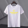 Versace - Men's Logo T-Shirt Black White - Luxury Casual Style Metroutfits