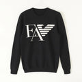 Armani Men's Black Designer Sweatshirt Metroutfits