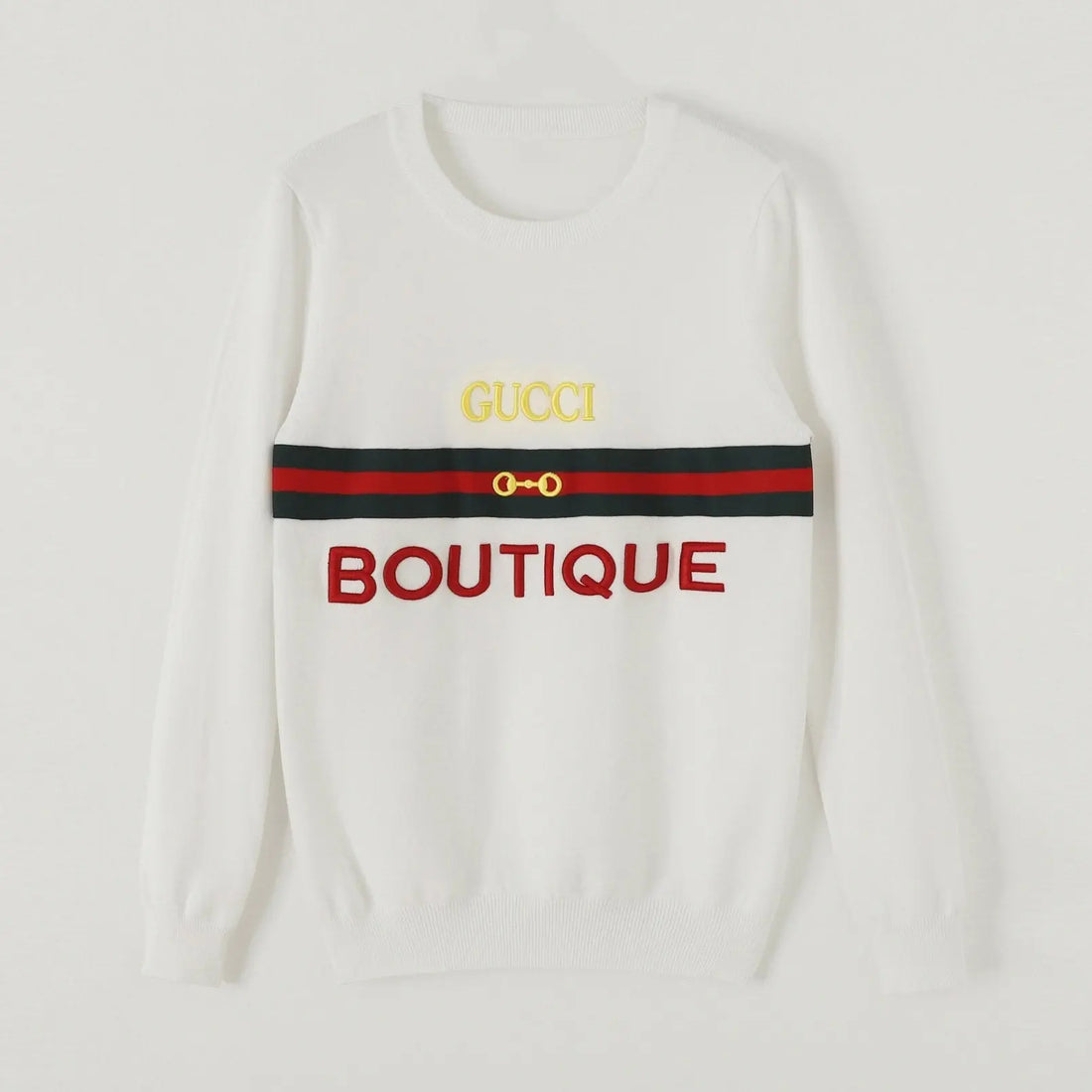 Gucci Men's White Designer Sweatshirt Metroutfits