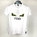 Fendi - Men's T-Shirt Black & White - Designer Casual Wear Metroutfits