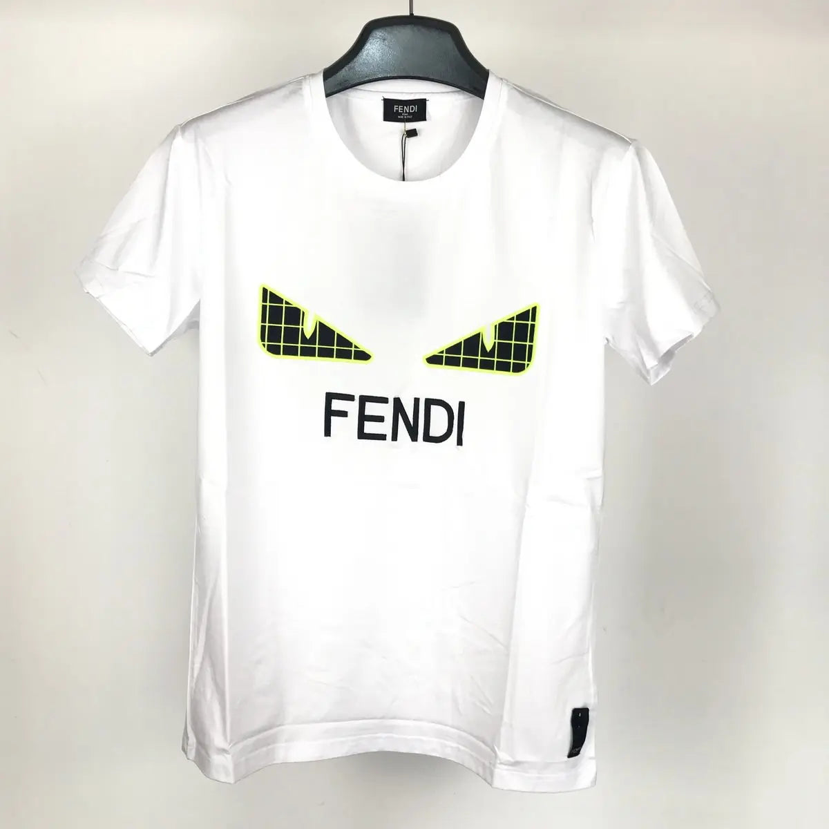 Fendi - Men's T-Shirt Black & White - Designer Casual Wear Metroutfits