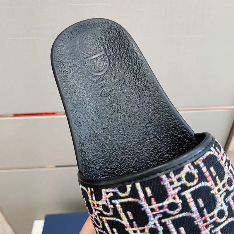 Dior Signature Slide Slippers With Box Metroutfits