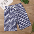 DIOR - Men's Designer Short White Blue - Luxury Casual Wear Metroutfits