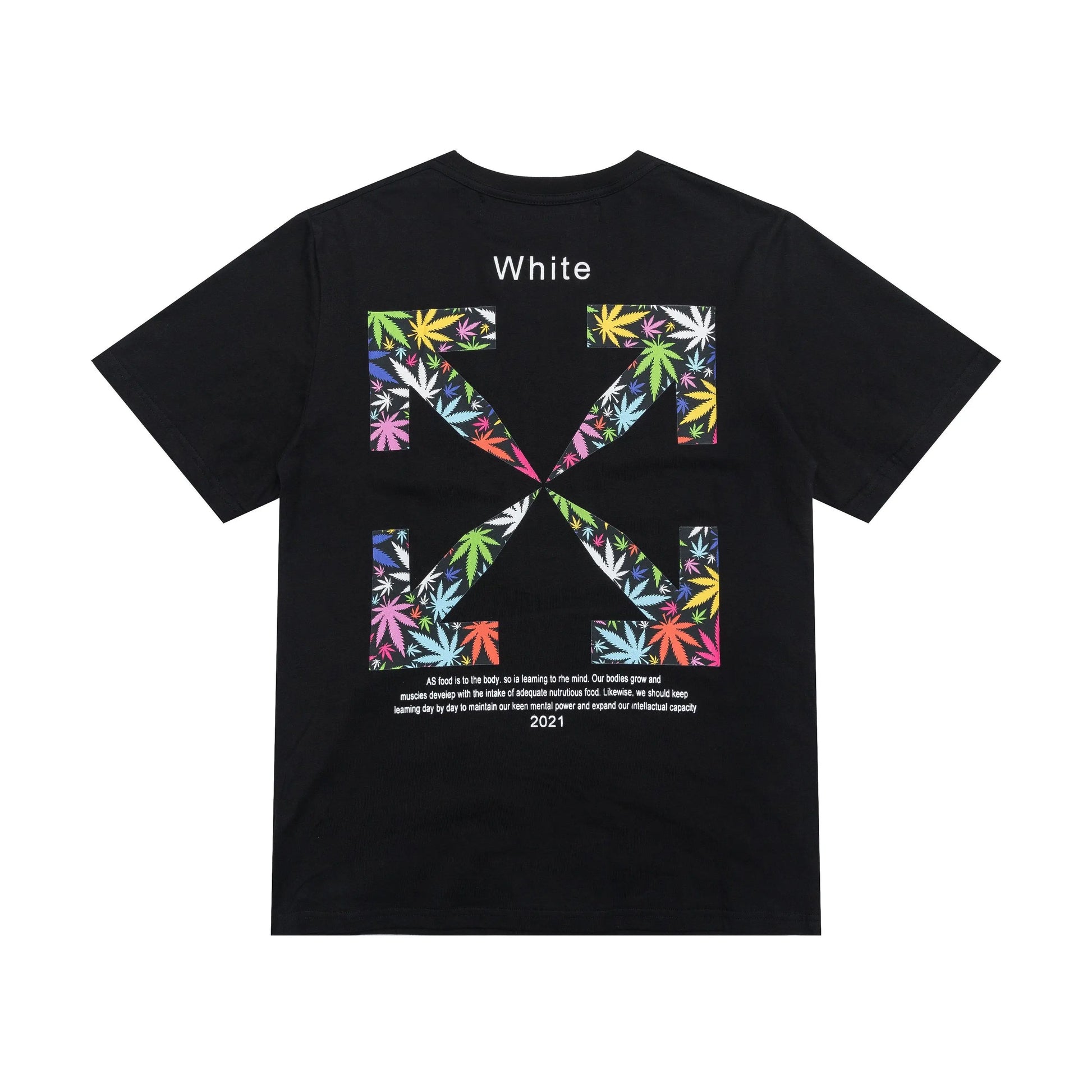 Off White - Men's Classic T-Shirt Black & White - Premium Streetwear Metroutfits