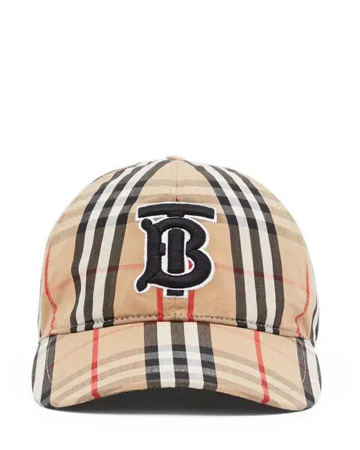 Burberry Check Baseball Cap – Luxury Cotton Unisex Hat Metroutfits