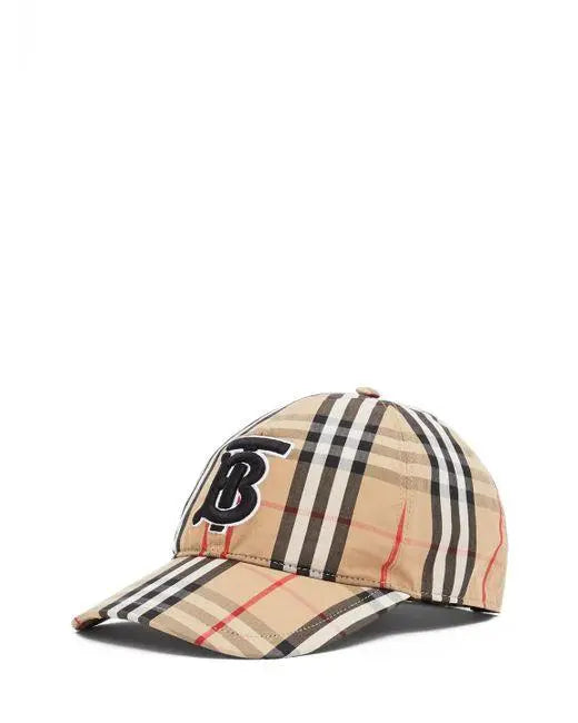 Burberry Check Baseball Cap – Luxury Cotton Unisex Hat Metroutfits
