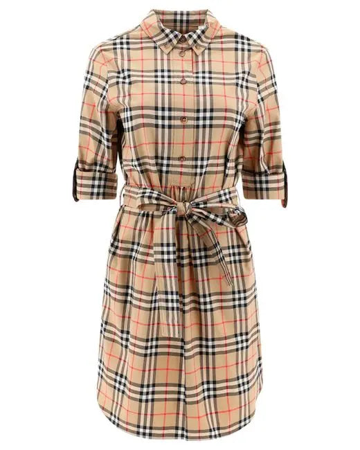 Burberry Women's Vintage Check Shirt Dress Metroutfitstore