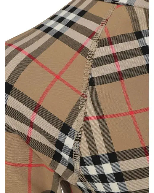 Burberry Women's Vintage Check Fitted Top Metroutfitstore