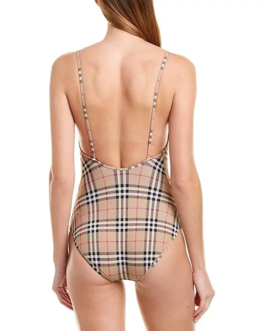 Burberry Women's Tartan One-Piece Swimsuit Metroutfitstore