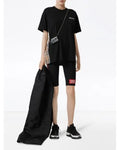 Burberry Women’s Black Oversized Denim T-Shirt Metroutfitstore