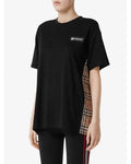 Burberry Women’s Black Oversized Denim T-Shirt Metroutfitstore