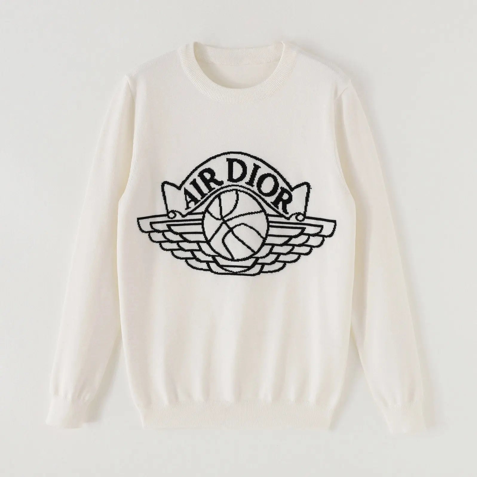 Dior Men's White Designer Sweatshirt Metroutfits
