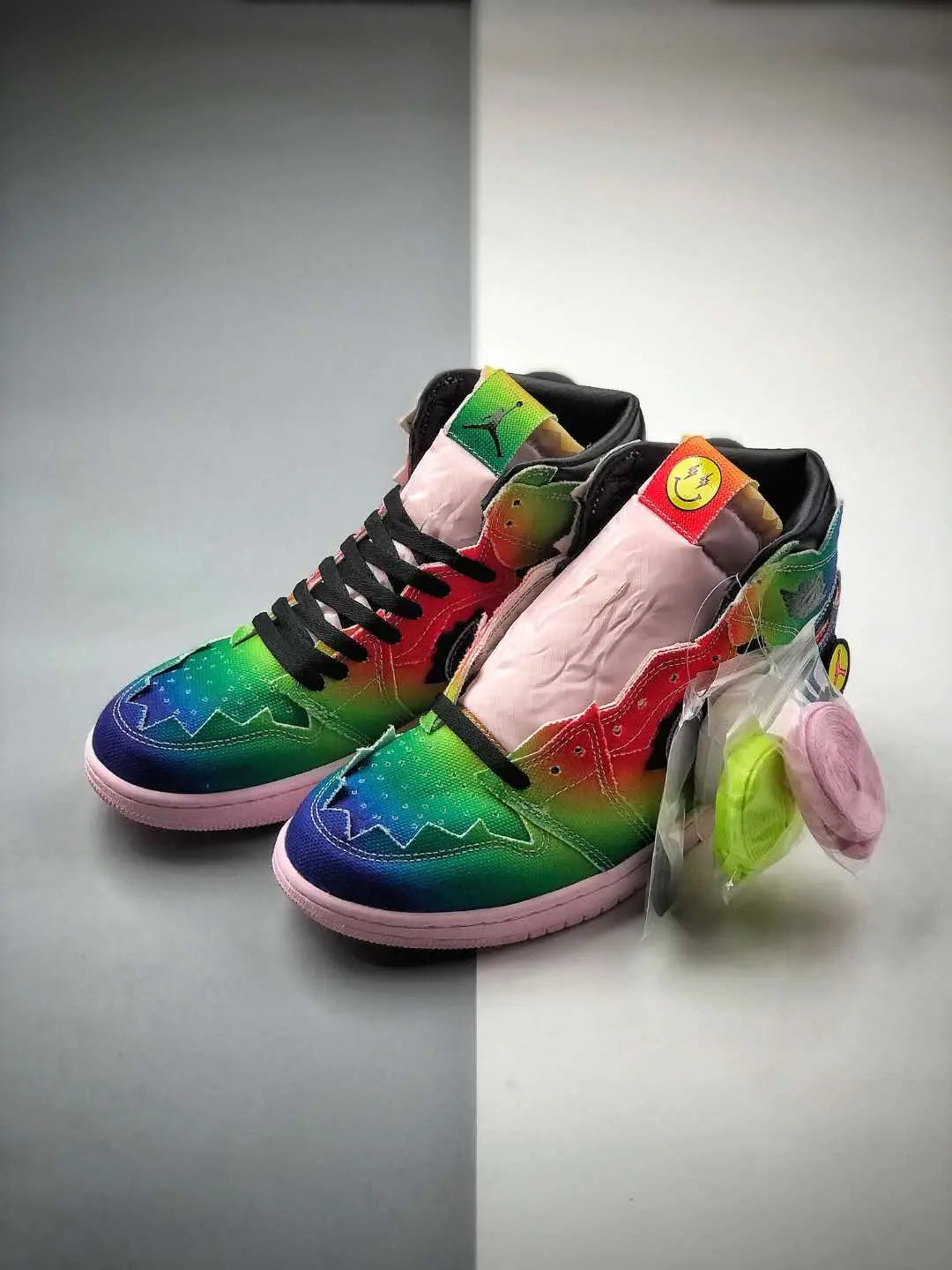 Nike Air Jordan 1 "JBalvin" Retro Sneakers New With Box Metroutfits