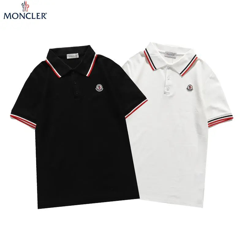Moncler Men's T-Shirt Black White Metroutfits