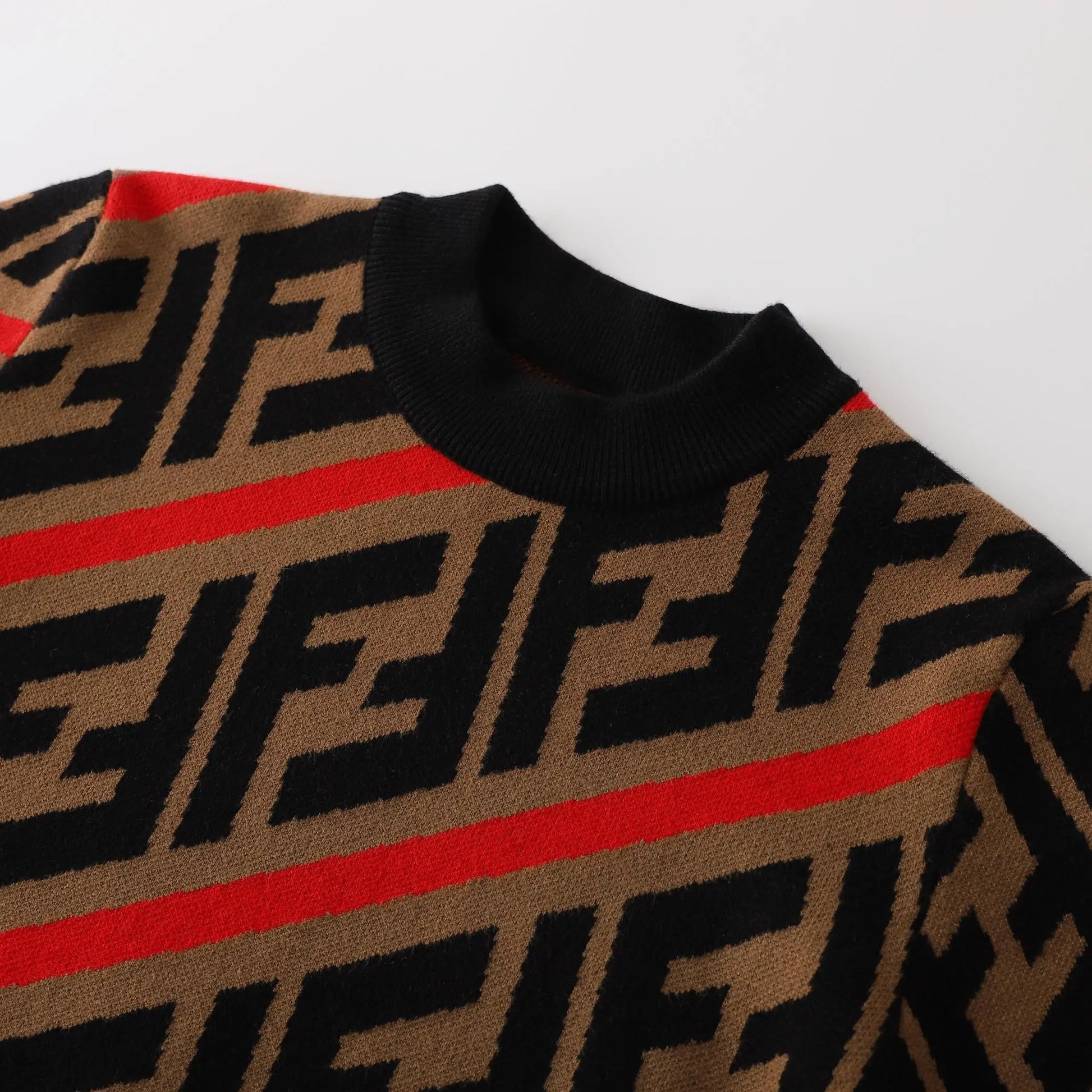 Fendi Men's Black Multicolor Sweatshirt Metroutfits