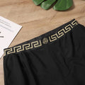 Versace Men's Black Designer Shorts Metroutfits