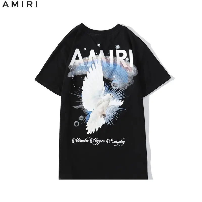 Amiri - Men's Premium T-Shirt Black & White - Luxury Casual Wear Metroutfits