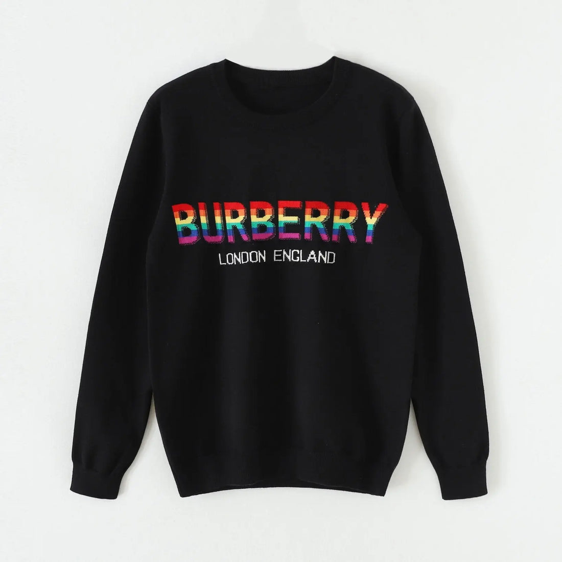 Burberry Men's Black Sweatshirt with Logo Metroutfits