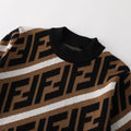 Fendi Men's Brown and Black Sweatshirt Metroutfits
