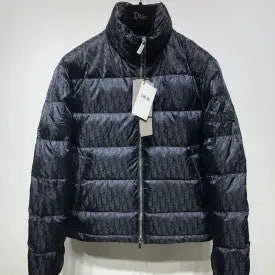 Dior Puffer Jacket – Designer Outerwear in Blue & Black Metroutfits