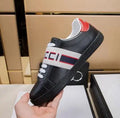 Gucci Ace W/Stripe Black Sneakers Metroutfits