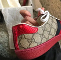 Gucci Ace GG Met Bijen Beige Sneakers – New with Tag and Original Box Metroutfits