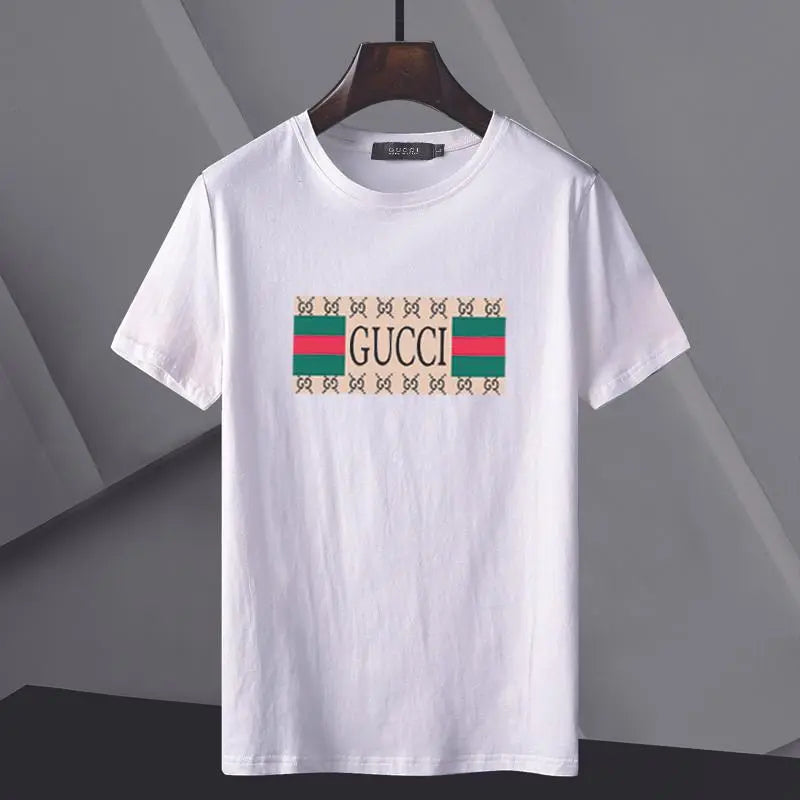 Gucci - Men's T-Shirt Black White - Designer Casual Wear Metroutfits