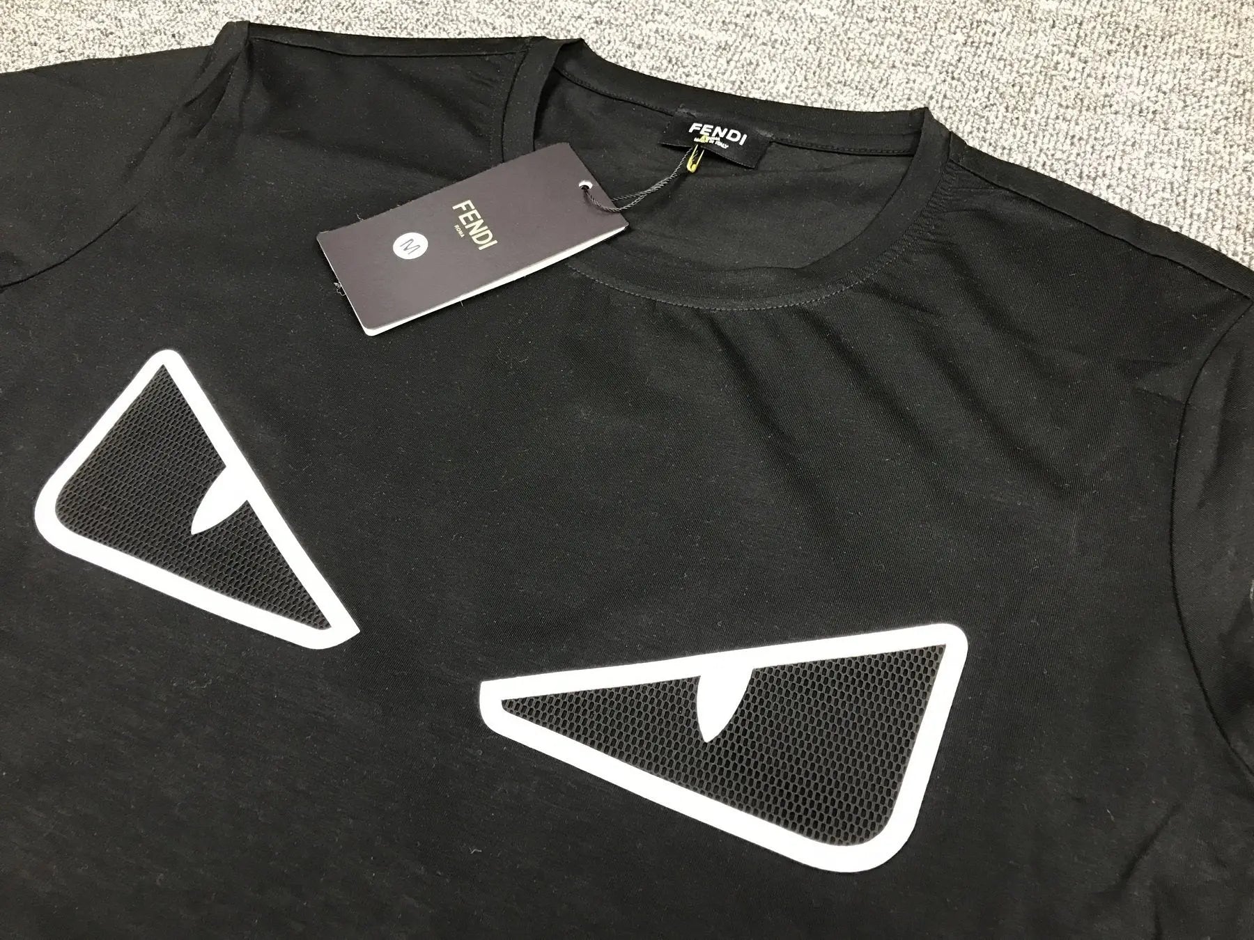 Fendi - Men's Signature T-Shirt - Luxury Streetwear Fit Metroutfits