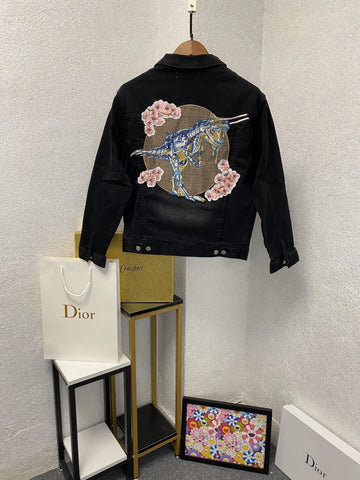 Dior Men's Black Designer Jacket Metroutfits