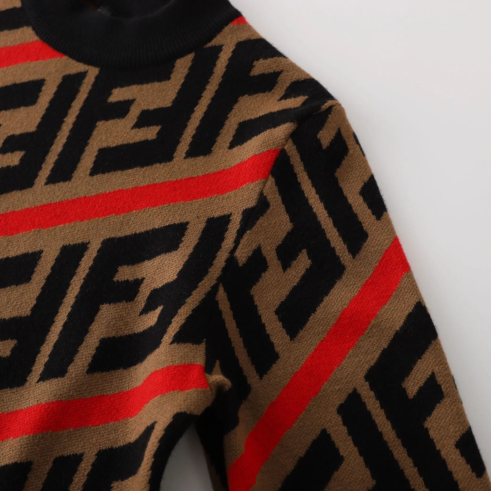 Fendi Men's Black Multicolor Sweatshirt Metroutfits