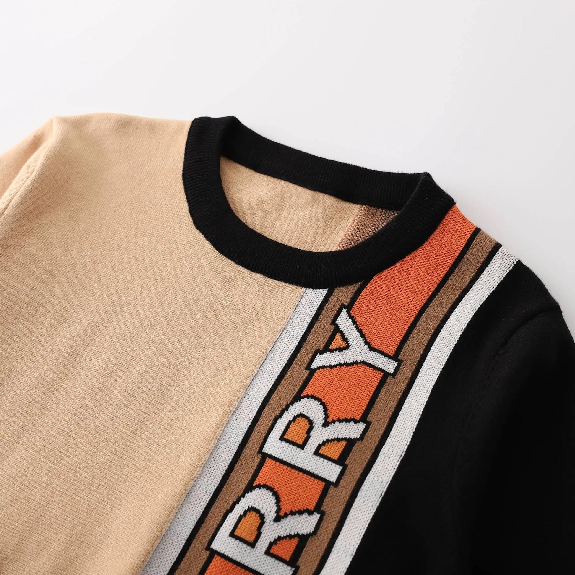 Burberry Men's Brown & Black Sweatshirt Metroutfits