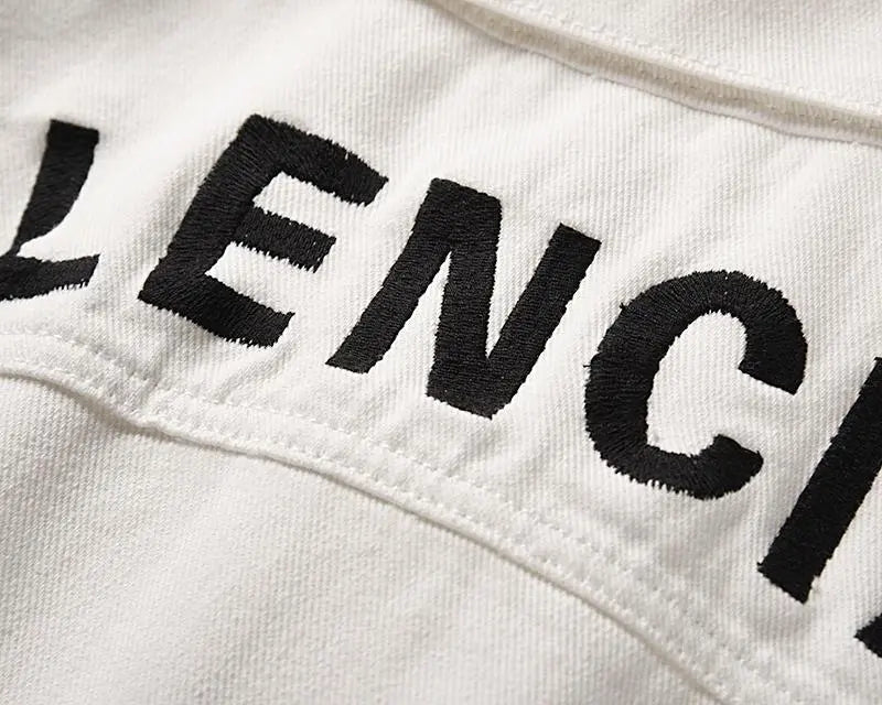 Balenciaga Men's White Designer Jacket - New with Tag Metroutfits