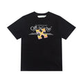 Off White - Men's Signature T-Shirt Black & White - Urban Designer Wear Metroutfits