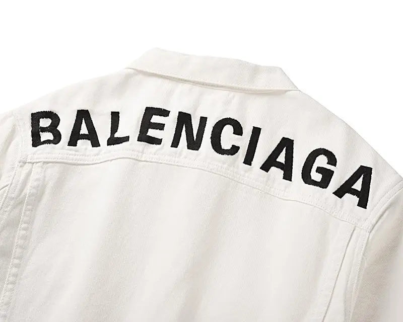 Balenciaga Men's White Designer Jacket - New with Tag Metroutfits