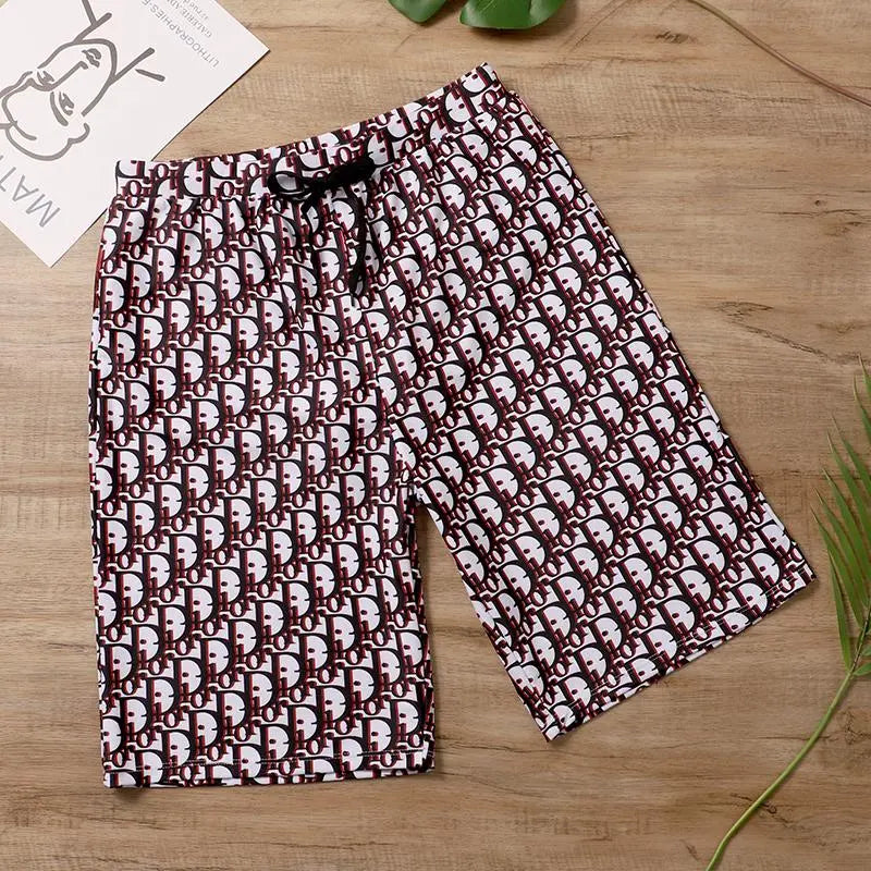 DIOR - Men's Designer Short Pink White - Luxury Casual Wear Metroutfits