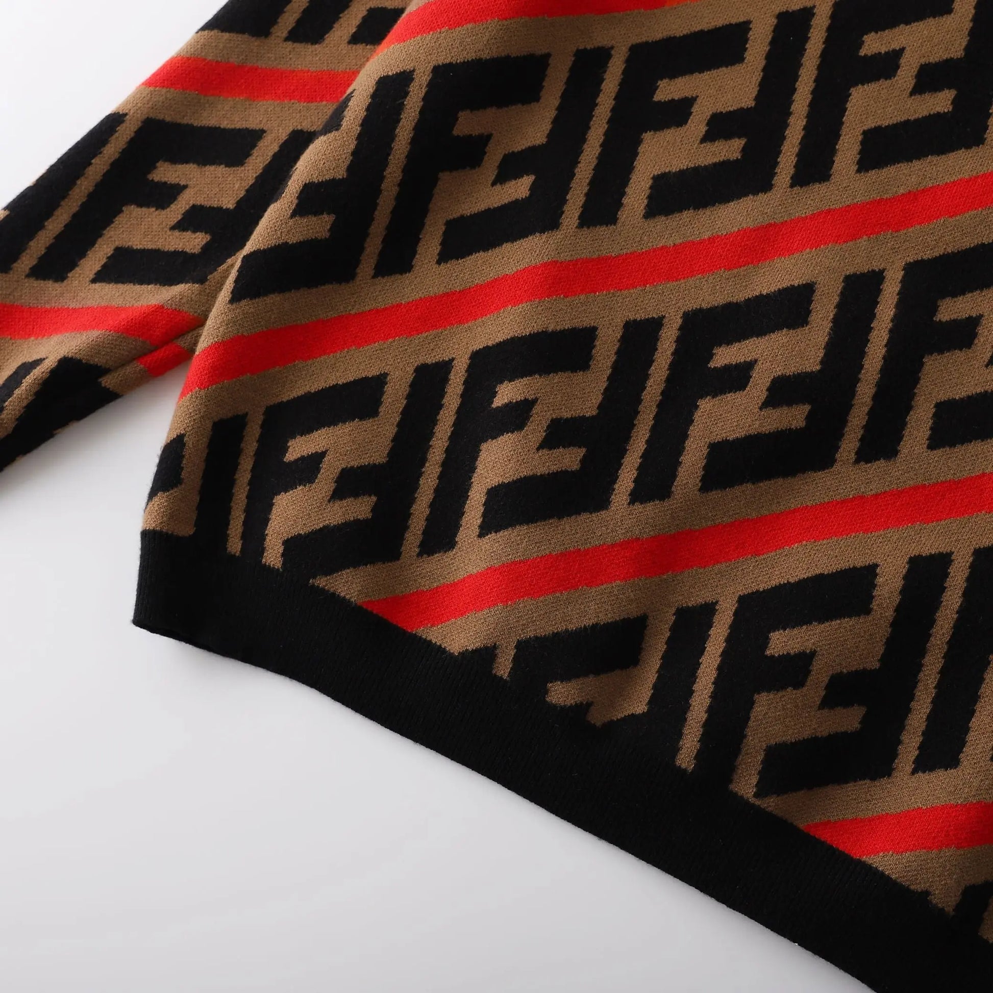 Fendi Men's Black Multicolor Sweatshirt Metroutfits