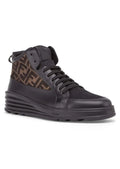 Fendi jacquard FF logo high-top sneakers - chic tread