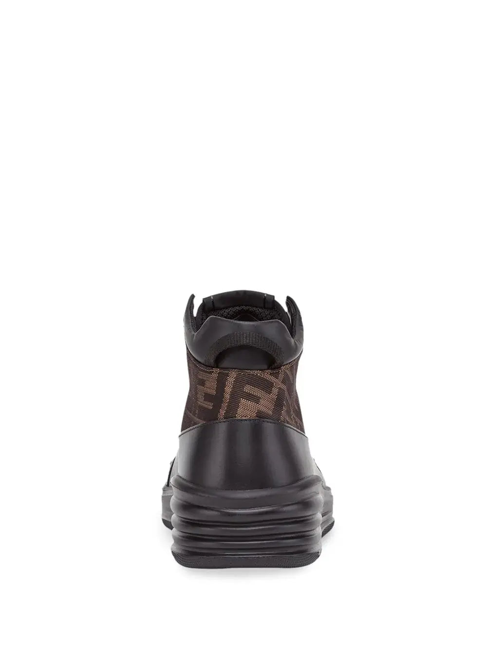 Fendi jacquard FF logo high-top sneakers - chic tread
