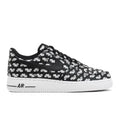 Nike Air Force 1 '07 QS Air Emblazoned Black White  Sneaker Metroutfits