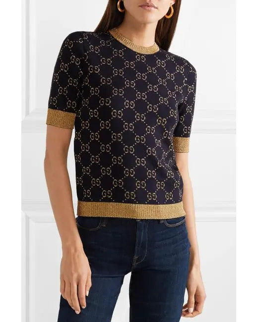 Gucci Women’s Cotton GG Sweater in Classic Design Metroutfitstore