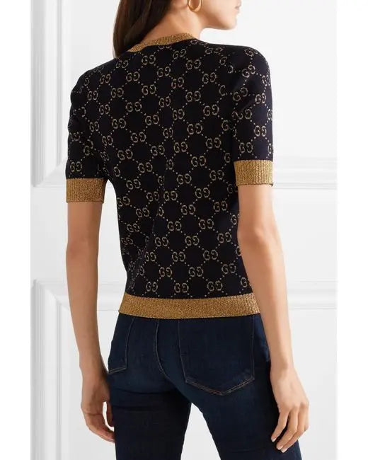 Gucci Women’s Cotton GG Sweater in Classic Design Metroutfitstore