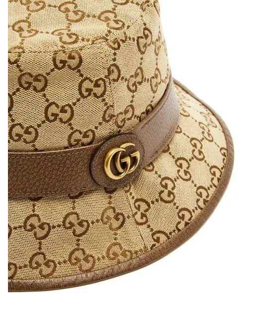 Gucci GG Canvas Bucket Hat – Unisex Designer Accessory Metroutfits