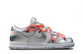 Nike Dunk SB Low X Off White Silver White Sneakers New Metroutfits