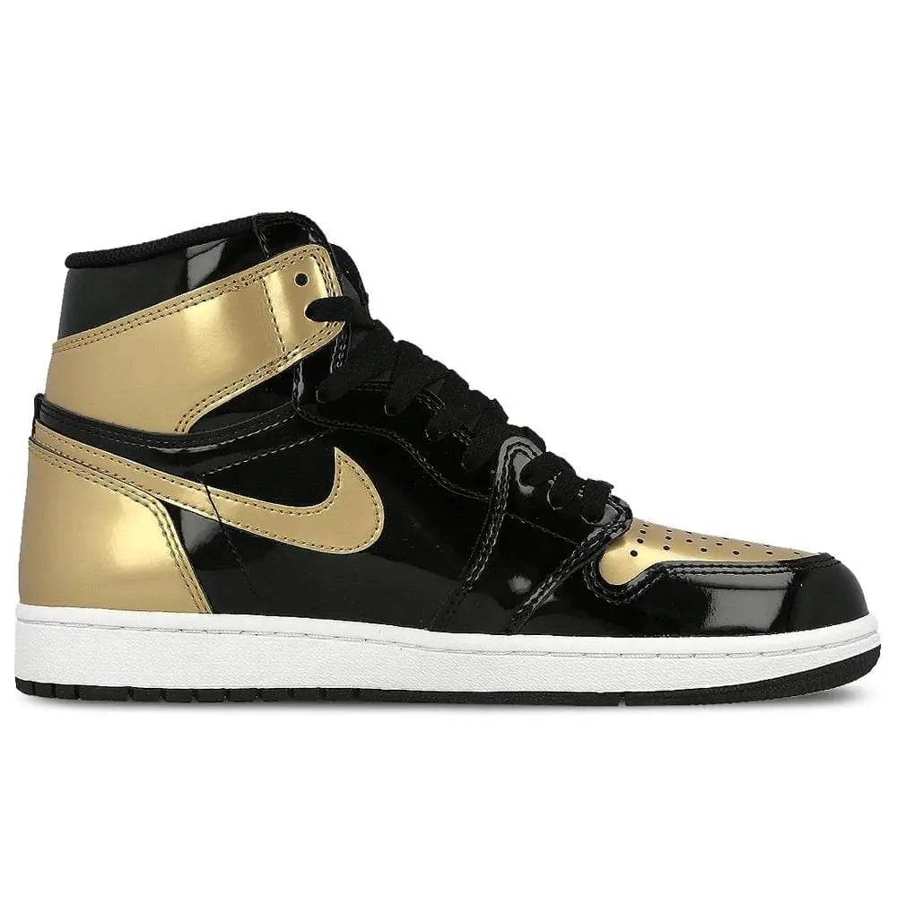 Air Jordan 1 Retro High OG Gold Toe Sneakers Metroutfits