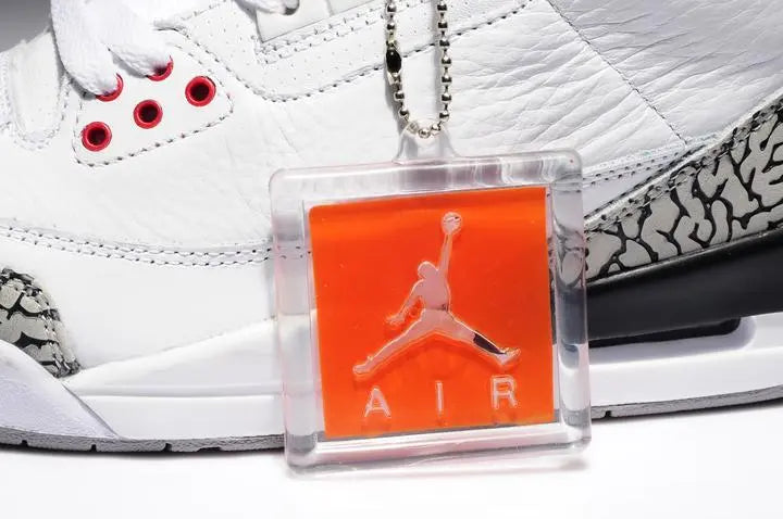 Air Jordan Retro 3 Sneakers White Red Ash Metroutfits