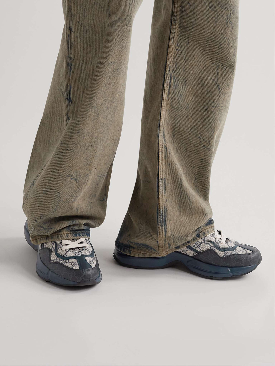 Gucci GG Rhyton Sneakers for Men and Women Metroutfits