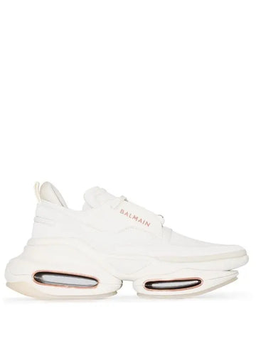 Balmain Bbold Leather Sneakers New With Tag & Box Metroutfits