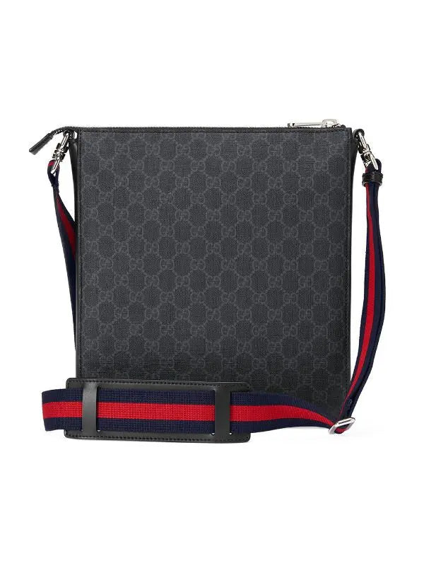 Gucci Black GG Messenger Bag – New Metroutfits